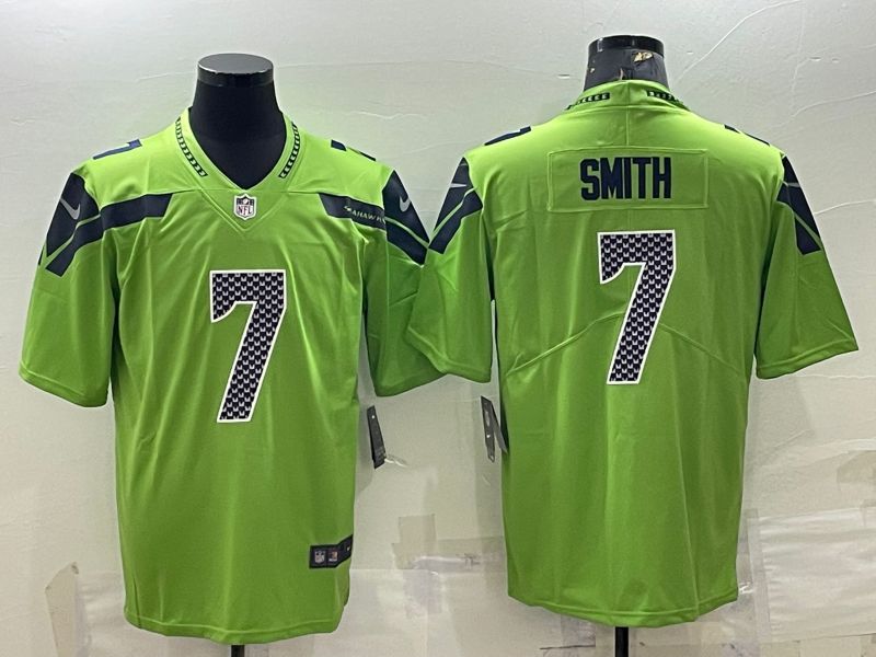 Men Seattle Seahawks #7 Smith Green 2022 Nike New Vapor Untouchable Limited NFL Jersey->seattle seahawks->NFL Jersey